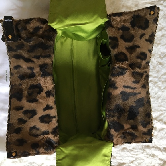 kate spade Rare Vintage Small Leopard Bag NEVER USED - Picture 10 of 13